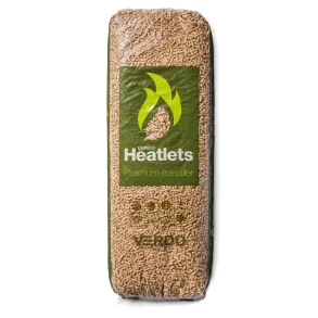 Heatlets Premium tr�piller 6 mm � 15 kg pr. pose � 900 kg pr. palle