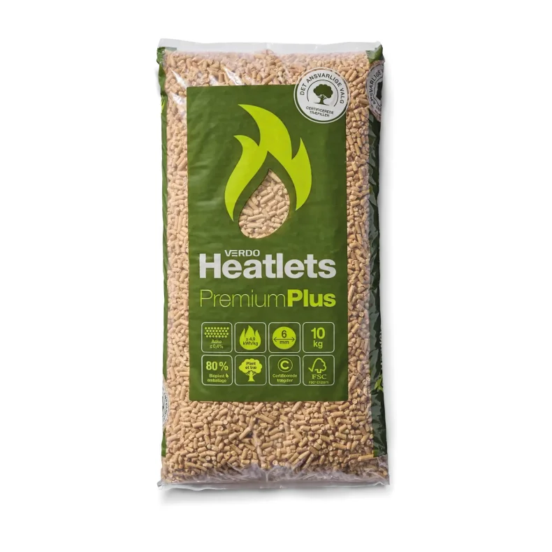 Heatlets PremiumPlus FSC� tr�piller 6 mm � 10 kg pr. pose � 900 kg pr. palle