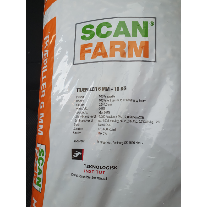DLG SCANFARM 8 mm tr�piller i s�kke 896 kg